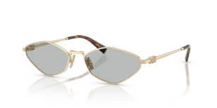 Okulary Przeciwsłoneczne Miu Miu MU 56ZS Pale Gold - Okulary przeciwsłoneczne - miniaturka - grafika 1