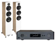 Zestawy stereo - NAD C 379 (czarny) + Debut Reference F5 (biały) - miniaturka - grafika 1