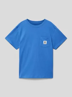 Koszulki dla chłopców - T-shirt z kieszenią na piersi model ‘BASIC’ - grafika 1