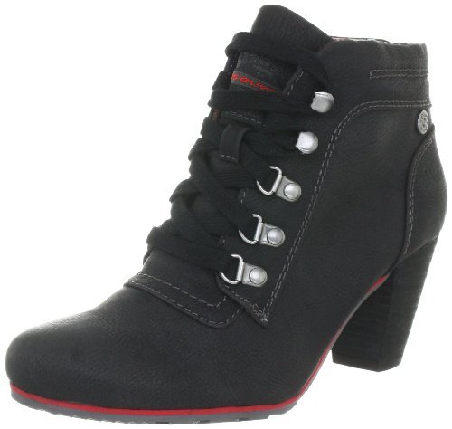 s.Oliver Damskie kozaki i botki Casual Fashion, czarny - Czarny Black 1-40 EU