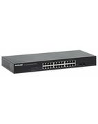 Switche - INTELLINET 24Port Gigabit Ethernet Switch with 2 SFP Ports 24 x RJ45 Ports IEEE 802.3az Energy Efficient Ethernet Rackmount - miniaturka - grafika 1