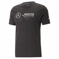 Koszulki męskie - T-shirt koszulka PUMA MERCEDES MAPF1 LOGO TEE F1 męska bawełniana L - miniaturka - grafika 1