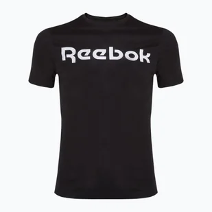 Koszulka męska Reebok Gs Linear Read Tee black/white - Koszulki męskie - miniaturka - grafika 1