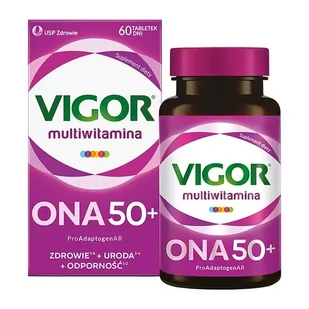 Vigor multiwitamina ONA 50+ x60 tabletek - Przeziębienie i grypa - miniaturka - grafika 1