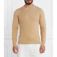 Swetry męskie - Gant Sweter Regular Fit - miniaturka - grafika 1