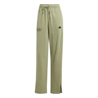 Spodnie damskie - Damskie Spodnie ADIDAS W BLUV Q3 FT PT JI6524 – Oliwkowy - miniaturka - grafika 1