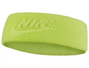 Opaska NIKE Na głowę Dri-Fit TERRY Do biegania lemon - Ozdoby do włosów - miniaturka - grafika 1