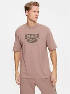 Koszulki męskie - Reebok T-Shirt Archive Essentials IL8792 Beżowy Regular Fit - miniaturka - grafika 1