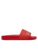 Klapki i japonki damskie - LOVE MOSCHINO Klapki JA28122G1MI13500 Czerwony - miniaturka - grafika 1