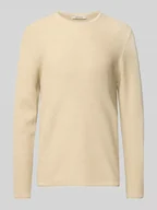 Swetry męskie - Sweter z dzianiny o kroju regular fit z czystej bawełny model ‘ERIC’ - miniaturka - grafika 1