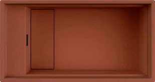 Elleci Zlew DIALOGO 360 clay K83) KERATEK LKD36083BKM) - Zlewozmywaki - miniaturka - grafika 1