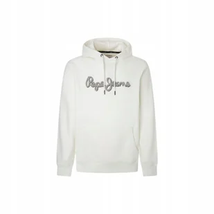 PEPE JEANS BLUZA MĘSKA KAPTUR OCIEPLANA ECRU r.L - Bluzy męskie - miniaturka - grafika 1