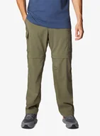 Odzież trekkingowa męska - Spodnie turystyczne Columbia Silver Ridge Utility Convertible Pant - stone green - miniaturka - grafika 1