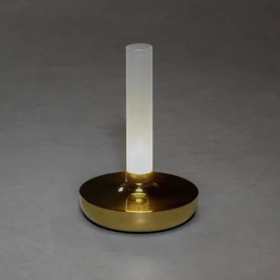 Konstsmide Stołowa LED Biarritz IP54, akumulator, CCT, złota - Lampy ogrodowe - miniaturka - grafika 1