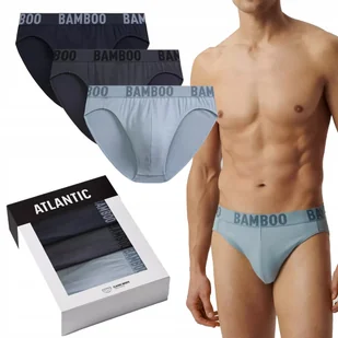 Slipy Męskie Atlantic 3MP-199 3-Pack Bambusowe Wygodne Oddychające *XL - Majtki męskie - miniaturka - grafika 1