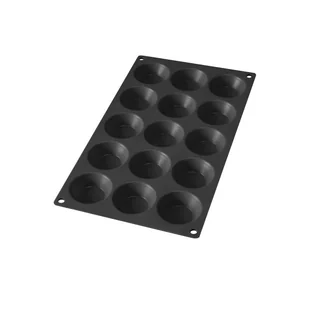 Lekue - Forma do tartaletek 15 szt. Czarna - Formy do ciast - miniaturka - grafika 1