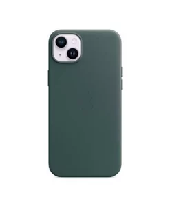 Etui do iPhone 14 Plus Apple Leather Case - leśna zieleń - Etui i futerały do telefonów - miniaturka - grafika 1