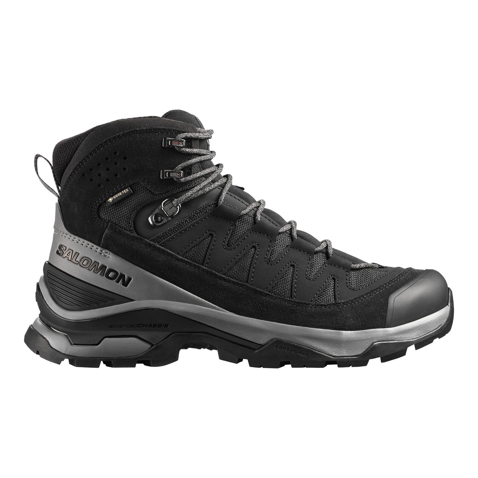 Męskie buty outdoorowe Salomon Quest Echo GTX Black/Castlerock/Black UK 9,5