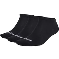 Skarpetki sportowe męskie - Skarpety adidas Thin Linear Low-Cut Socks 3P - miniaturka - grafika 1
