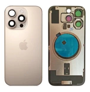 Klapka Plecki Tył iPhone 16 Pro Desert Titanium z Ramką i Magnesami - Części serwisowe do telefonów - miniaturka - grafika 1