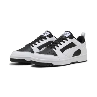 Sneakersy Rebound V6 Low PUMA Black White - Buty trekkingowe damskie - miniaturka - grafika 1