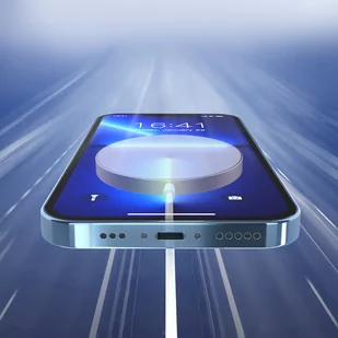 Choetech bezprzewodowa ładowarka magnetyczna 15W MagSafe do iPhone 12/13/14 złota (T518-F-GO) - Ładowarki do telefonów - miniaturka - grafika 3