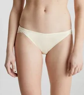 Majtki damskie - CALVIN KLEIN DAMSKIE MAJTKI KORONKOWE ECRU Z KOKARDKĄ XS 0Z8B6_C* TIA - miniaturka - grafika 1