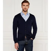 Swetry męskie - POLO RALPH LAUREN Wełniany kardigan Slim Fit - miniaturka - grafika 1