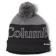 Czapki damskie - Czapka zimowa COLUMBIA POLAR POWDER II BEANIE 1979861023 – Szary - miniaturka - grafika 1