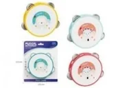 Instrumenty muzyczne dla dzieci - Tamburyn 13cm mix - miniaturka - grafika 1