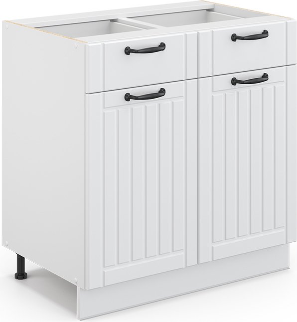 Vicco Szafka łazienkowa Fame-Line, 80 x 81.6 cm bez blatu roboczego, Biały domek wiejski/Biały