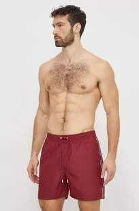 Calvin Klein szorty kąpielowe kolor bordowy - Stroje kąpielowe - miniaturka - grafika 1