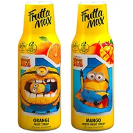 Syropy i koncentraty owocowe - Syrop FruttaMax MINIONKI POMARAŃCZA 500ml + Syrop FruttaMax MINIONKI MANGO 500ml - miniaturka - grafika 1