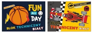 BENIAMIN Blok techniczny A4/10K biały chłopiec - Beniamin - Szkolne artykuły papiernicze - miniaturka - grafika 1