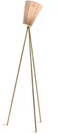Lampy stojące - Northern - Oslo Wood Lampa Podłogowa Złoto/Beżowa Northern - miniaturka - grafika 1