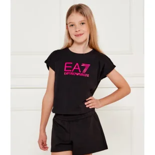 EA7 Komplet Regular Fit - Dresy i komplety dla dziewczynek - miniaturka - grafika 1