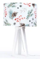 Lampy stojące - Welurowa lampa stołowa z motywem świątecznym Vadaga - miniaturka - grafika 1