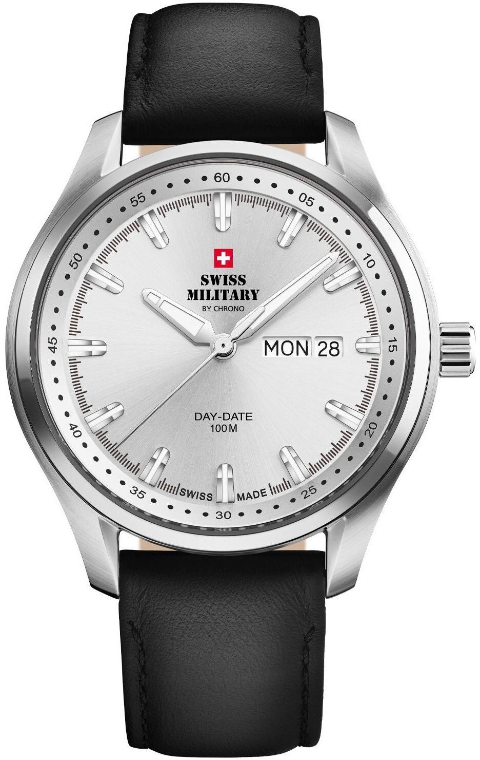 Zegarek Swiss Military Zegarek męski Swiss Military by Chrono SM34116.05 czarny