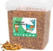 Karma dla gryzoni - Mersjo Suszone larwy mącznika, karma dla koi, gryzoni, jeży, ptaków, gadów, ryb, Mersjo 3l 460g - miniaturka - grafika 1