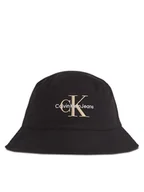 Czapki męskie - Calvin Klein Jeans Kapelusz Monogram Bucket Hat K50K510788 Czarny - miniaturka - grafika 1