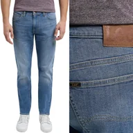 Spodnie męskie - Lee DAREN REGULAR STRAIGHT Williamsburg PROSTE CIENKI BLUE DżINS W34 L32 - miniaturka - grafika 1