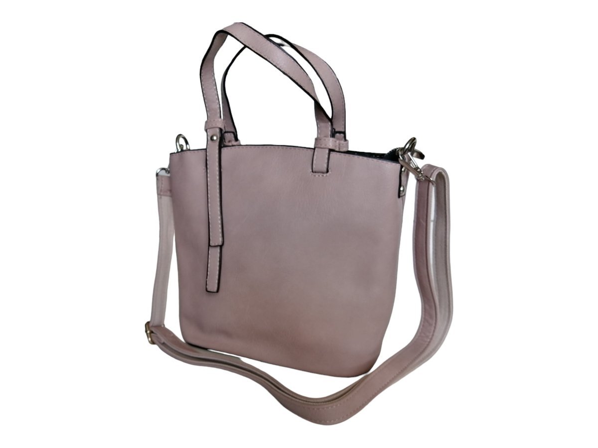 Torebka Damska, Różowa Modna Klasyczna Torebka Listonoszka Damska Na Ramię