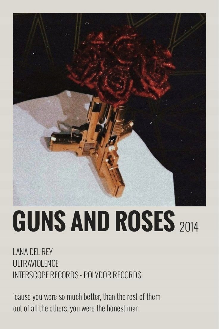 PODKŁADKA POD MYSZ Z Nadrukiem 22x18cm Guns And Roses Vintage Tekst Prezent