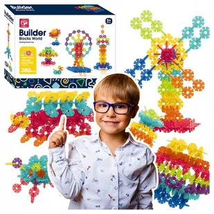 Klocki Konstrukcyjne Koła Zestaw 280 EL Dla Dzieci Kreatywne Plastikowe - Klocki Klocki Konstrukcyjne Koła Zestaw 280 EL Dla Dzieci Kreatywne Plastikowe - Klocki - miniaturka - grafika 1