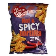 Kuchnie świata - Poco Loco Przekąska z tortilli Poco Loco Hot & Spicy rolls 125g - miniaturka - grafika 1