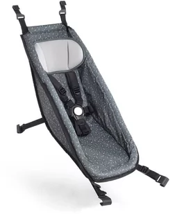 CROOZER Siedzisko dla dziecka dla Kid od 2014 r, graphite blue/white 2020 Akcesoria do przyczepek 122000220 - Akcesoria rowerowe - miniaturka - grafika 1