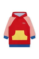 Sukienki i spódniczki dla dziewczynek - Kenzo Kids sukienka dziecięca kolor czerwony mini prosta - Kenzo kids - miniaturka - grafika 1