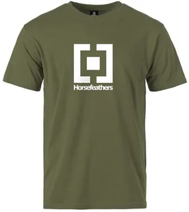 t-shirt HORSEFEATHERS BASE T-SHIRT Loden Green - Koszulki męskie - miniaturka - grafika 1