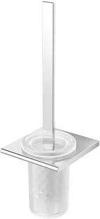 Szczotka toaletowa do WC wisząca szklana chrom STELLA Milano - Akcesoria do wc - miniaturka - grafika 1