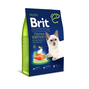 Brit Premium Cat Sterilised Salmon 1,5kg - Sucha karma dla kotów - miniaturka - grafika 3